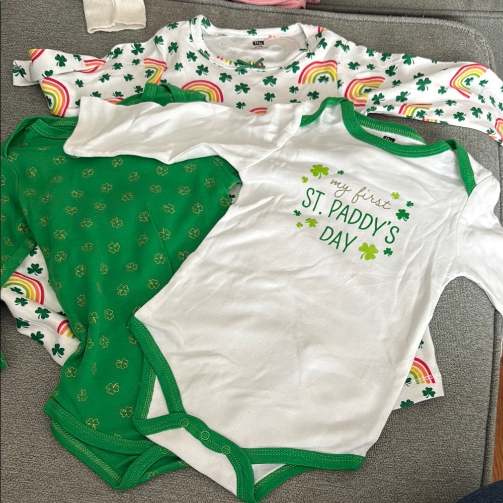 St. Paddy's Day Baby Bodysuits